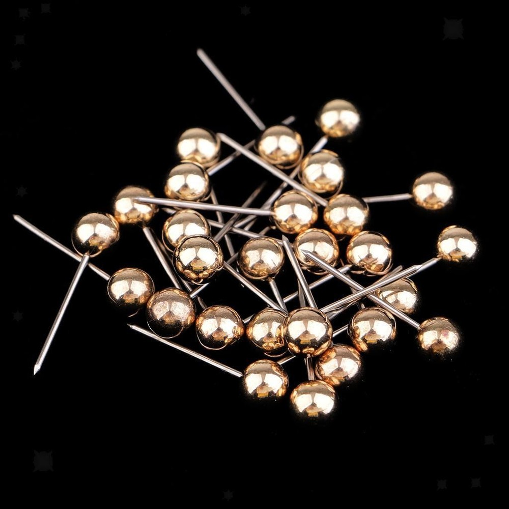 400 Pieces Shiny & Tacks Push Pins Plastic Head with