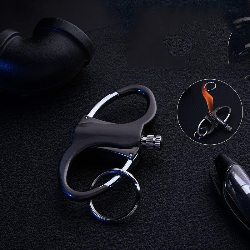 3 Pack Keychain Lighter, 2026 Permanent Match Infinity Lighter, Survival Stri...