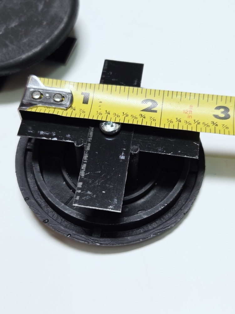 Fence Round Pole Cap 3" 2pk