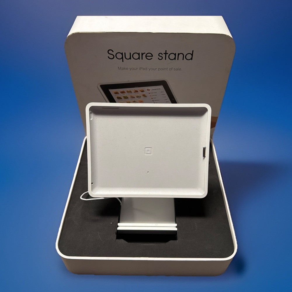 Square Stand POS System 2nd Gen w/ Power Adapter, Tested