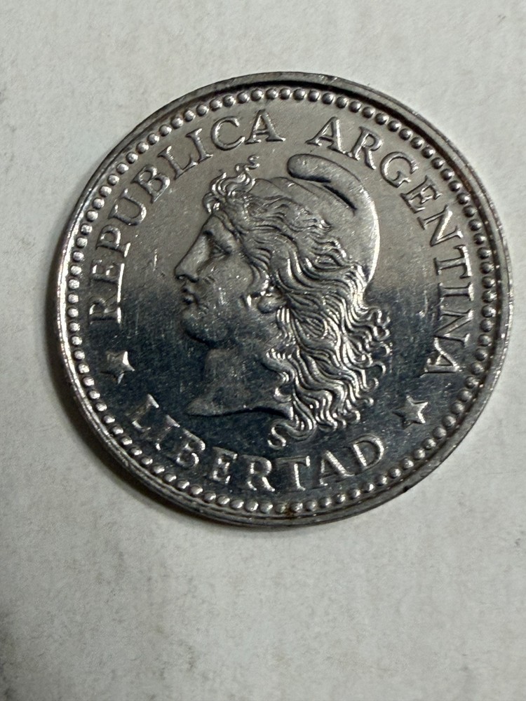 1957 Argentine Peso coin