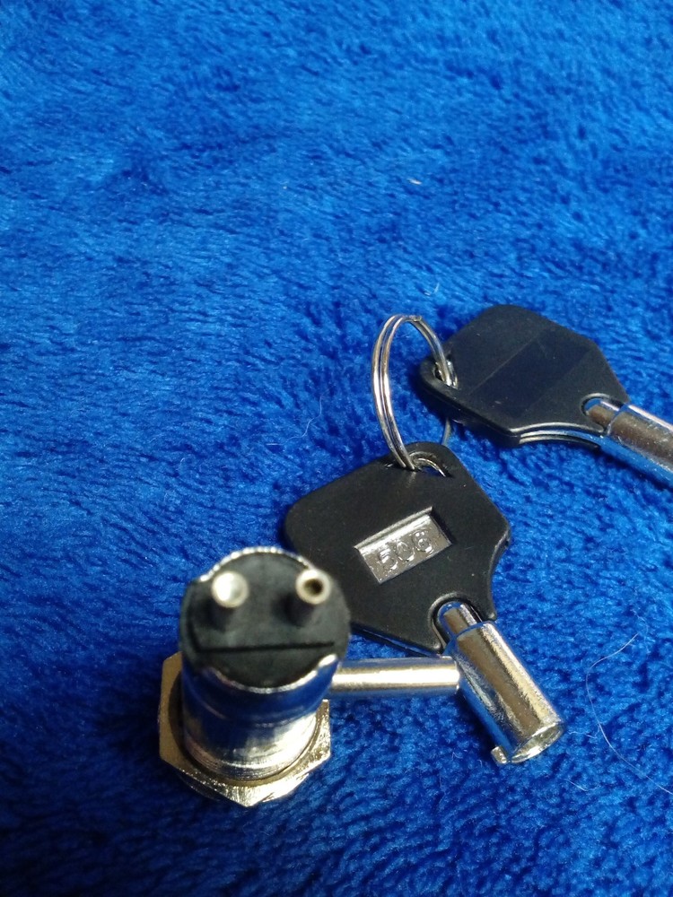 Security Key Switch ON/OFF Mechanical & Electronic double function lock SPST