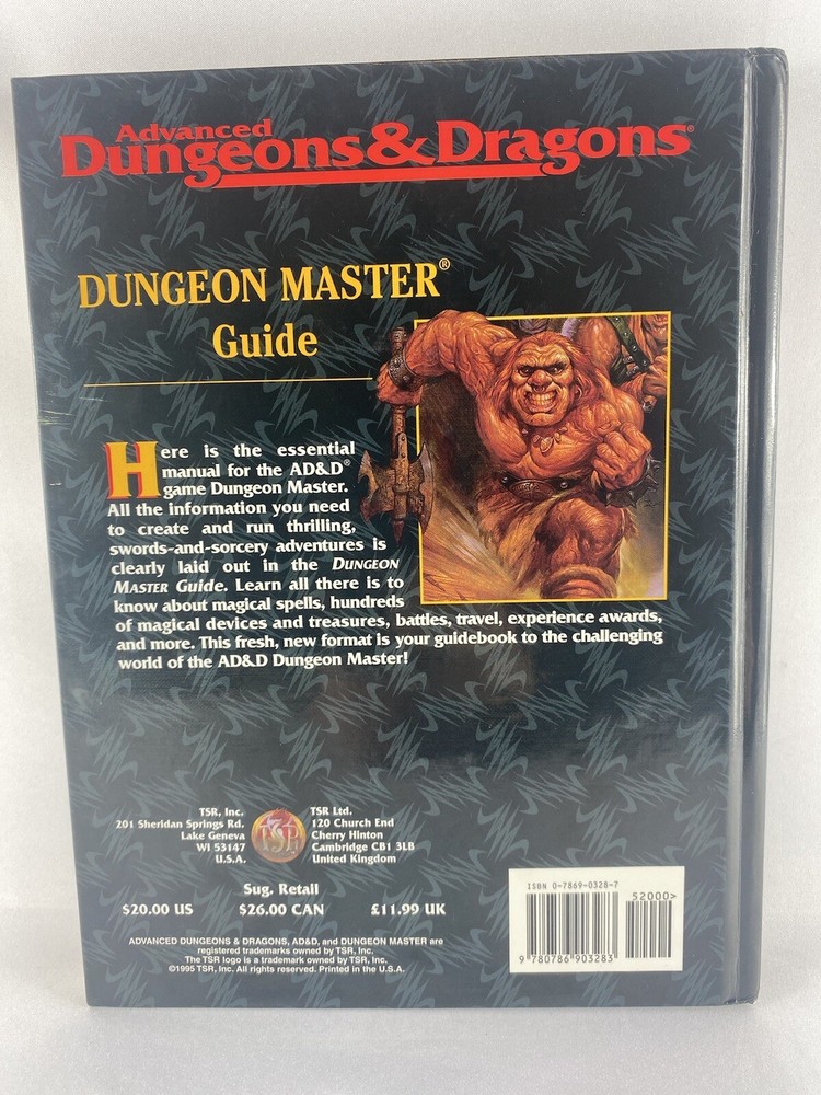 Advanced Dungeons & Dragons 1995 Dungeon Master's Guide 2160