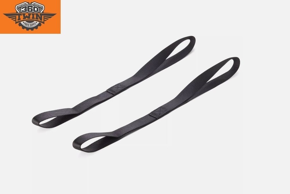 360 TWIN TIE DOWN LOOP EXTENSIONS 18" BLACK