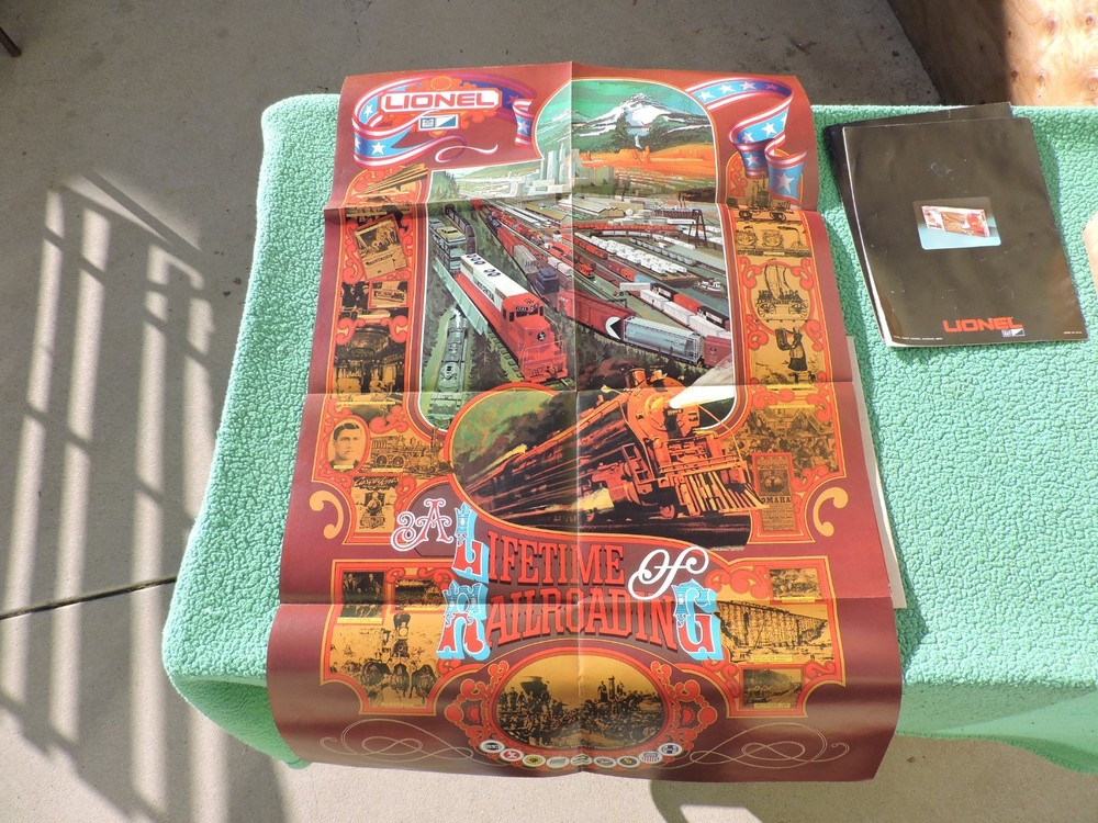 4) - 2) LIONEL 1971 CATALOGS & 2) 1970 POSTERS