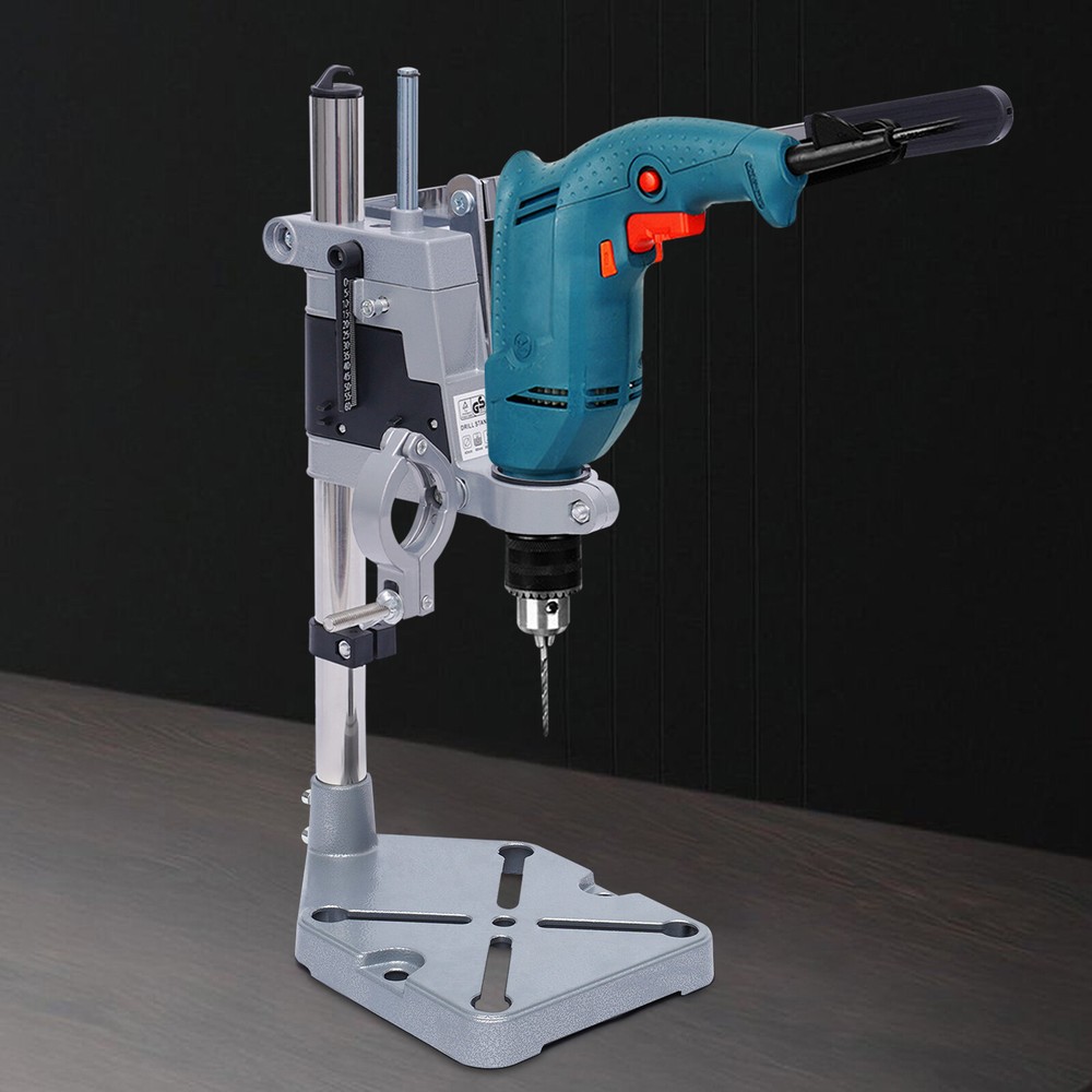 Adjustable Aluminum Drill Stand Clamp Drill Press Stand Workbench Repair Tool
