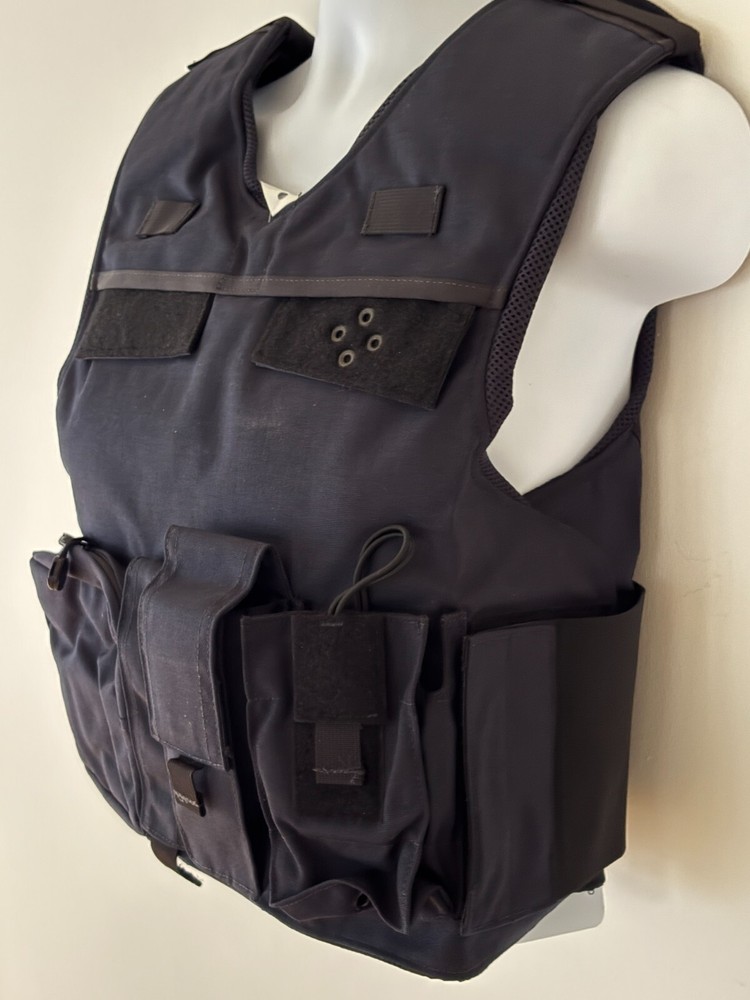 SECOND CHANCE Standard Tactical Armor Carrier Side Open Fix Pocket Medium Navy