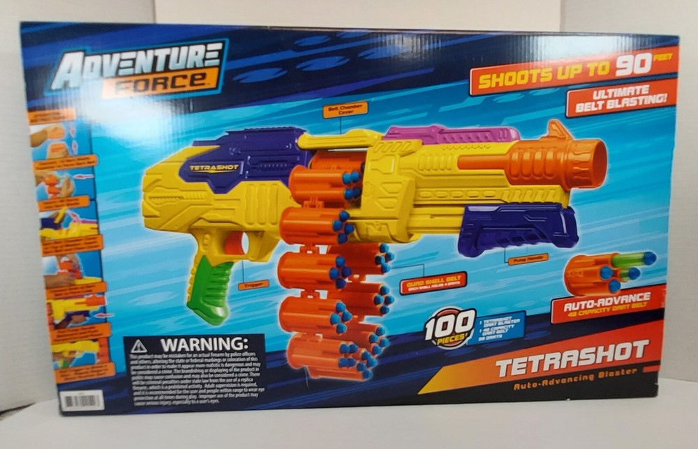 ADVENTURE FORCE TETRASHOT DART BELT BLASTER