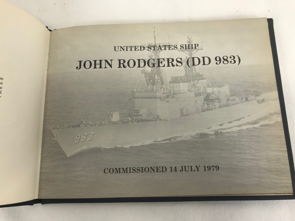 1979 USS John Rogers DD-983 Commissioning Yearbook