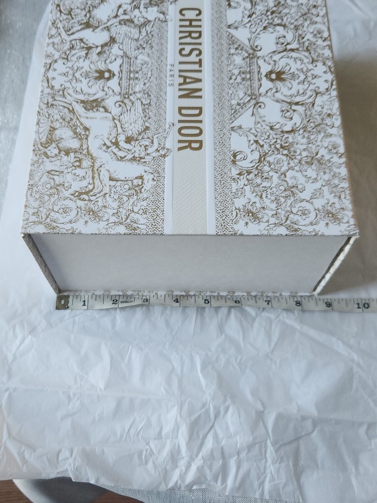 Christian Dior Gold Gift Box NEW! Fast Ship!