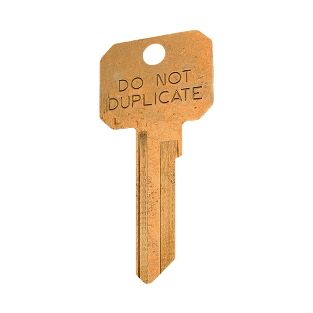 WK2-DND / WK2  Key Blank Brass