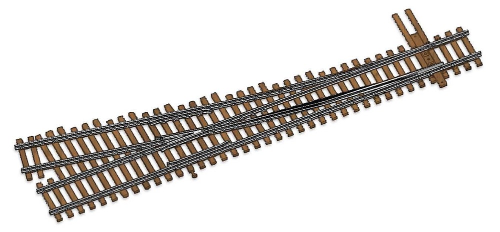 WalthersTrack Code 83 Nickel Silver DCC Friendly Number 4 Turnout - Right Hand