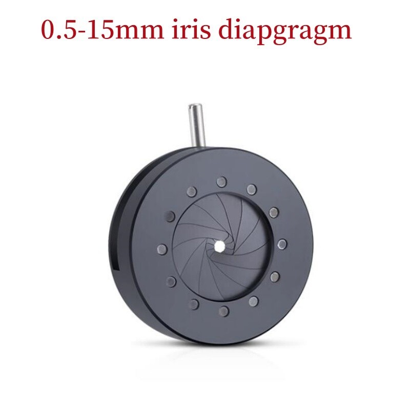 0.5-15MM Diameter Digital Camera Microscope Adapter Zoom Optical Iris Diaphragm