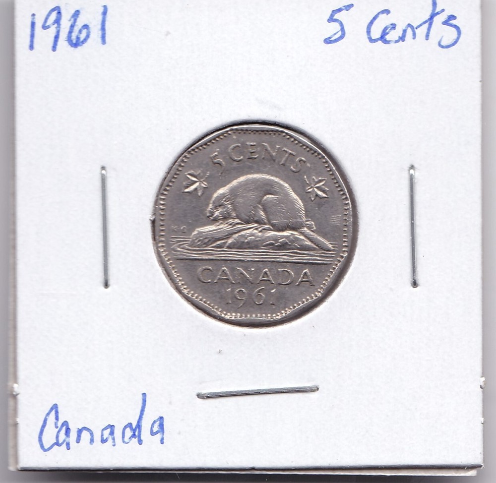1961 Canada 5 Cents