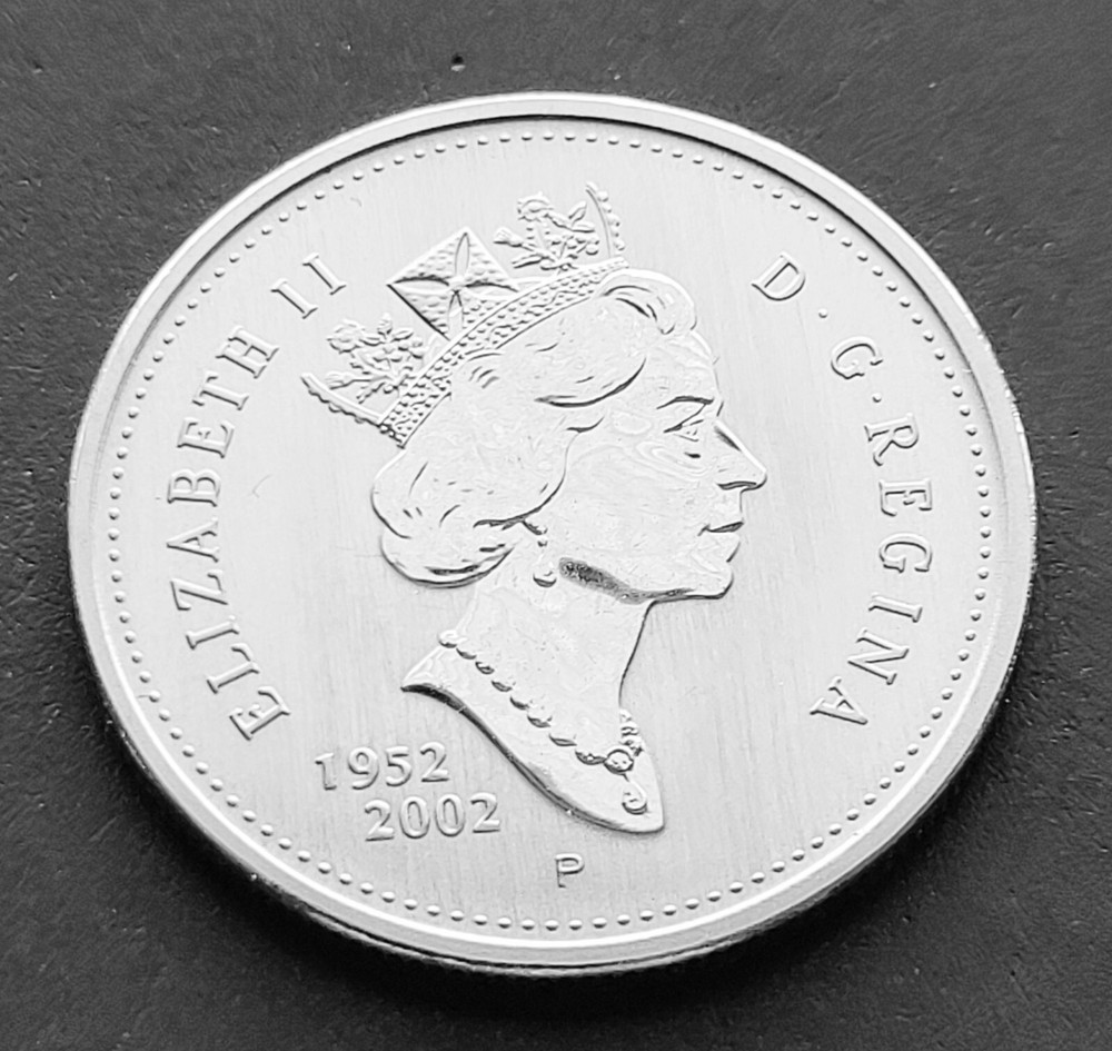 *** CANADA  50  CENTS  2002 P  ***  SPECIMEN  *** TYPE 1  *** BLUNT  1***