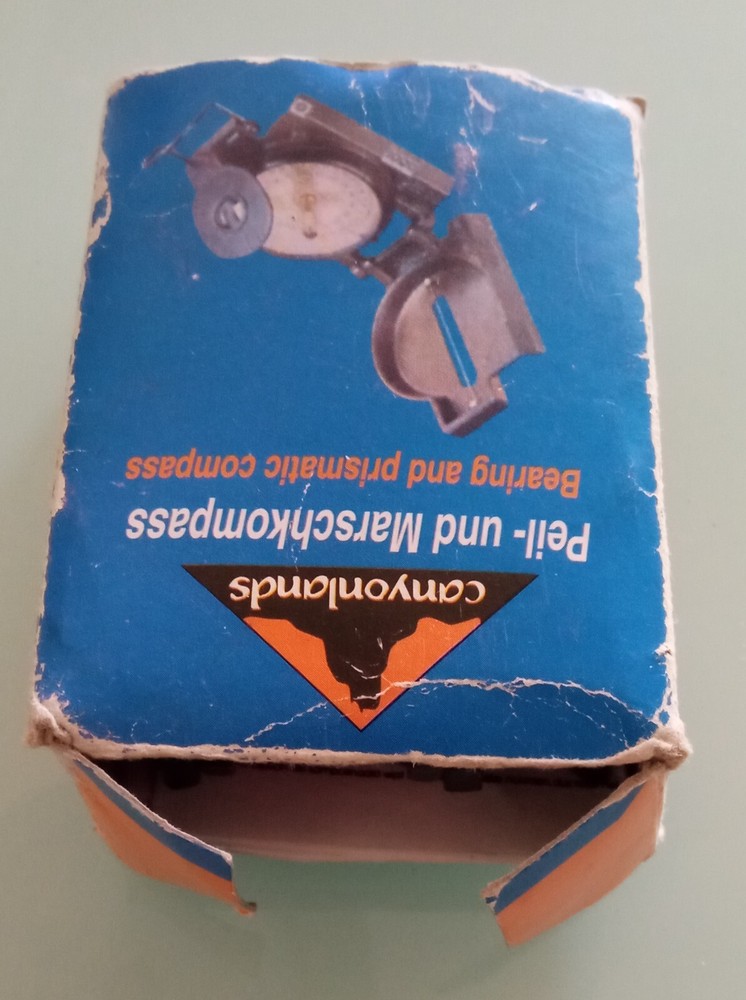 Bearing And Prismatic Compass With Instrucion