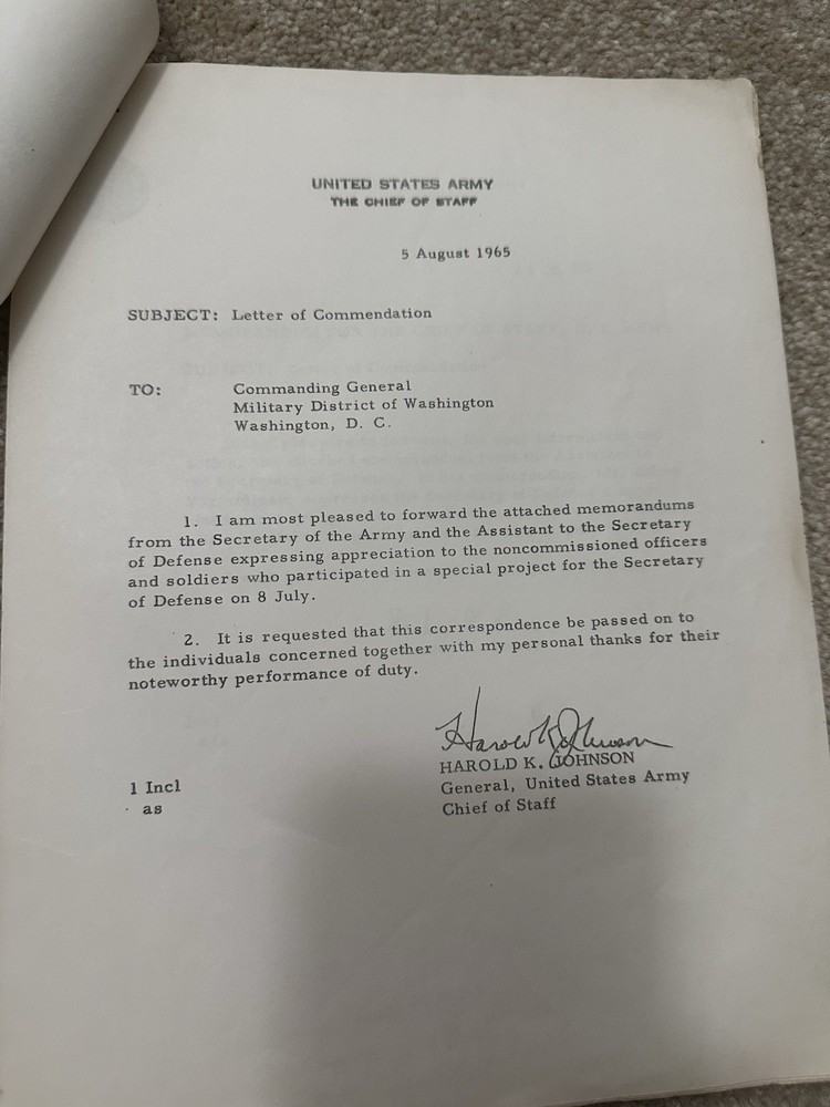 Vietnam War Paperwork Grouping Discharge Paper