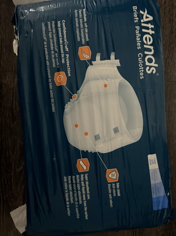 Attends Youth Small Briefs, 24 Pack, Super Absorbent