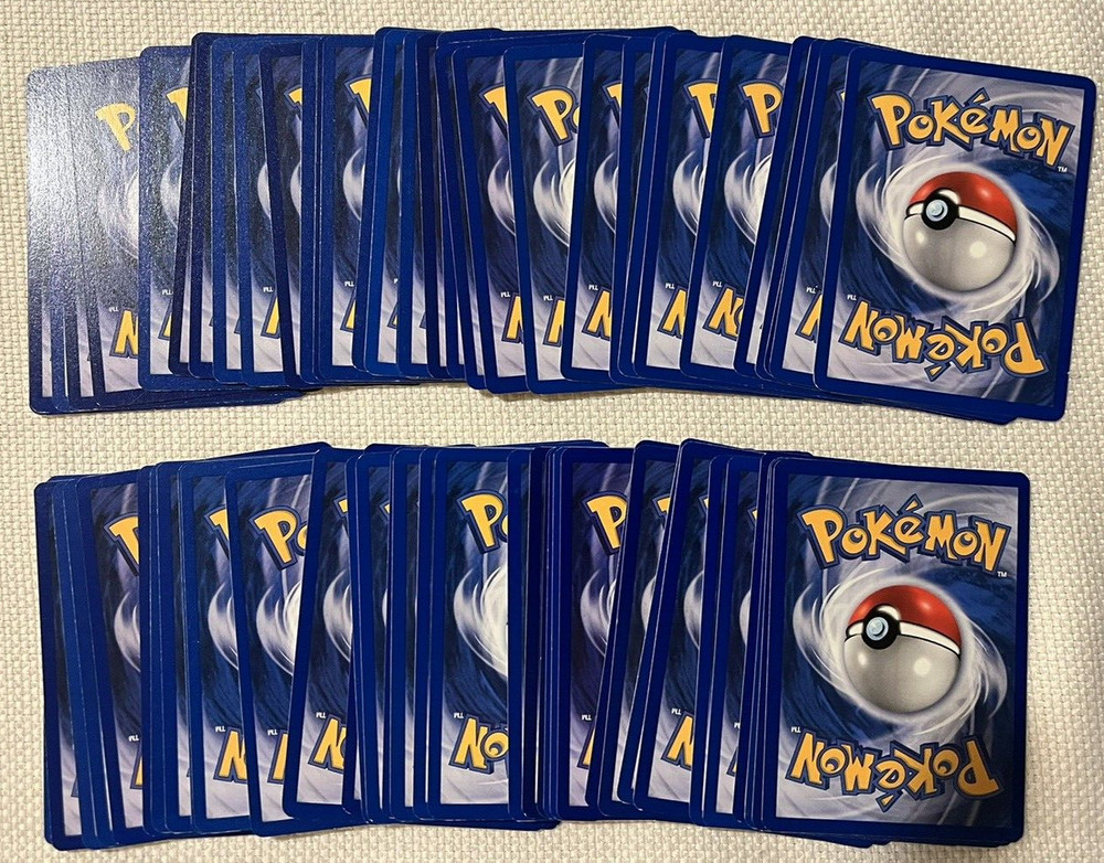 Pokemon Complete Unc/Com Base Set 70 cards Near Mint/LP Condition