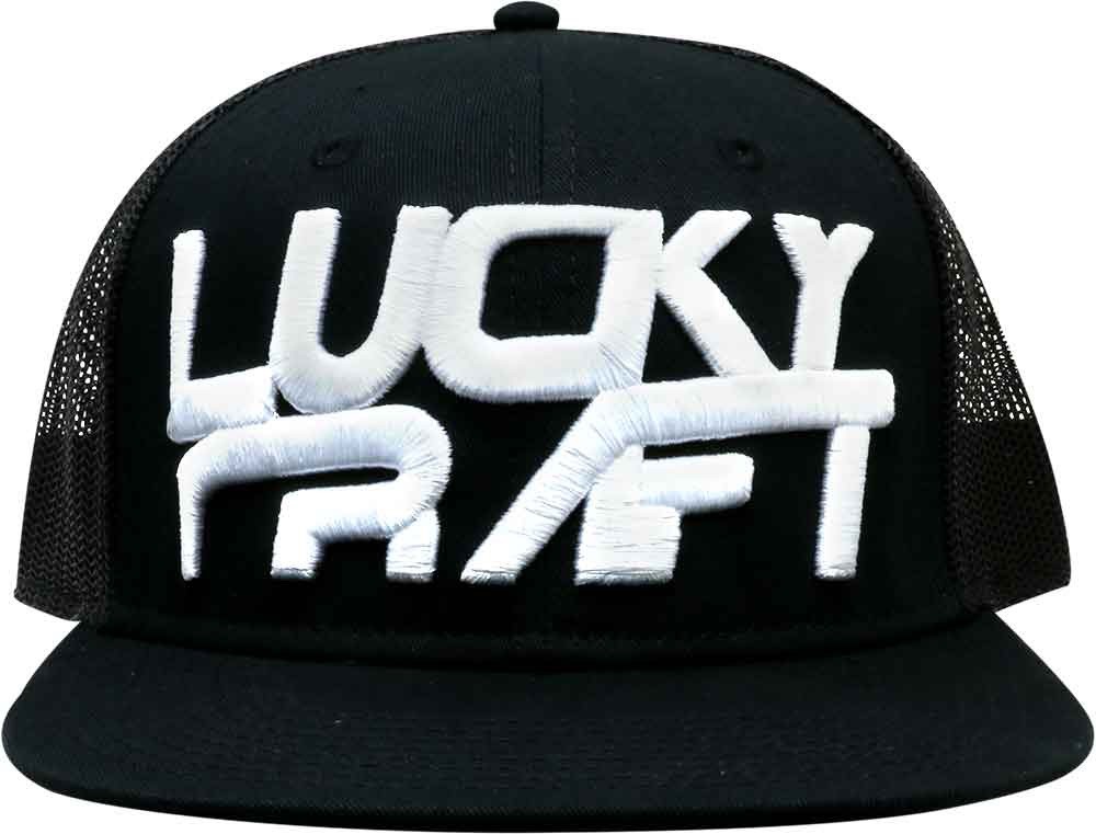 LUCKY CRAFT LC FLAT POP - Black and White