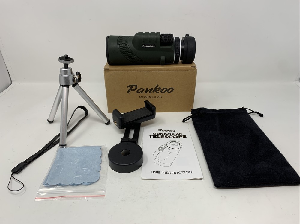 Pankoo 40x60 Monocular With Phone Holder & Tripod