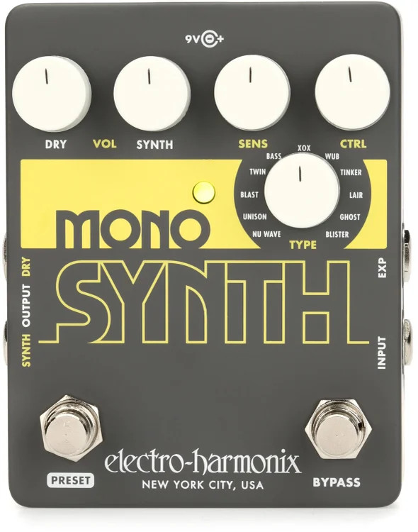 Electro-Harmonix Mono Synth Synthesizer Pedal