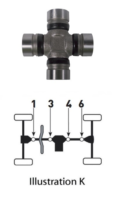 Bronco AT-08535 U-Joint