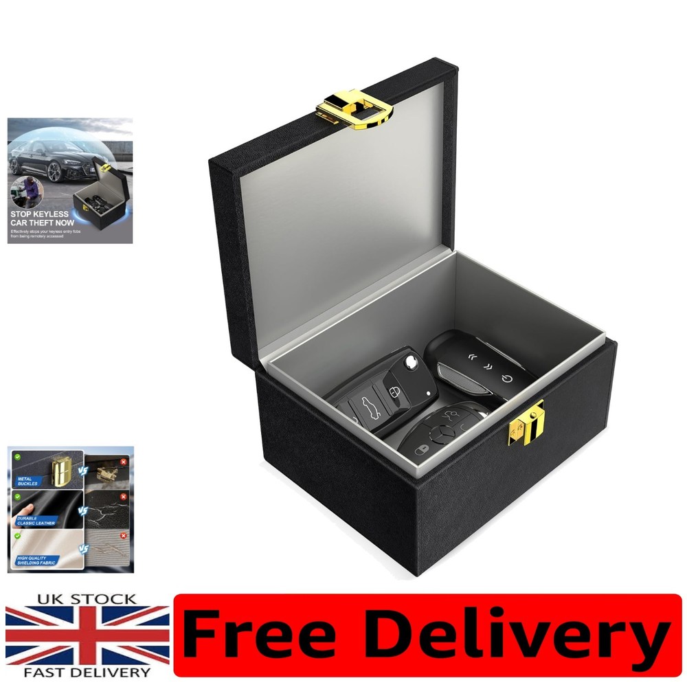 Double-Layer Signal Blocking Faraday Box for Car Keys | Essential Security Tool