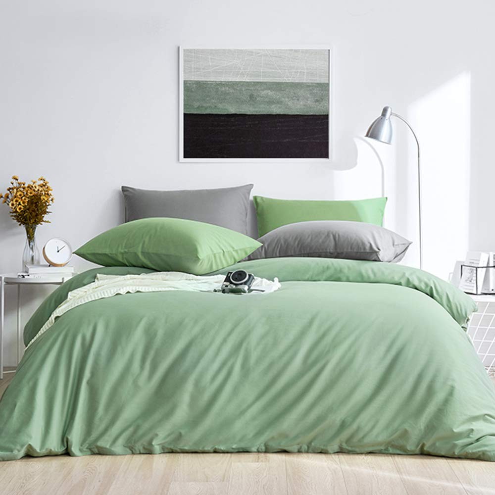 Microfiber King Pillowcases, Fade Resistant, 2 Pack, Green