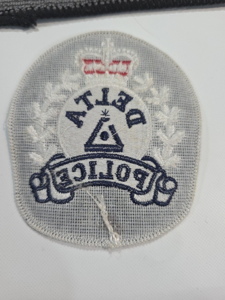 Delta Police Canada Shoulder Patch Obsolete