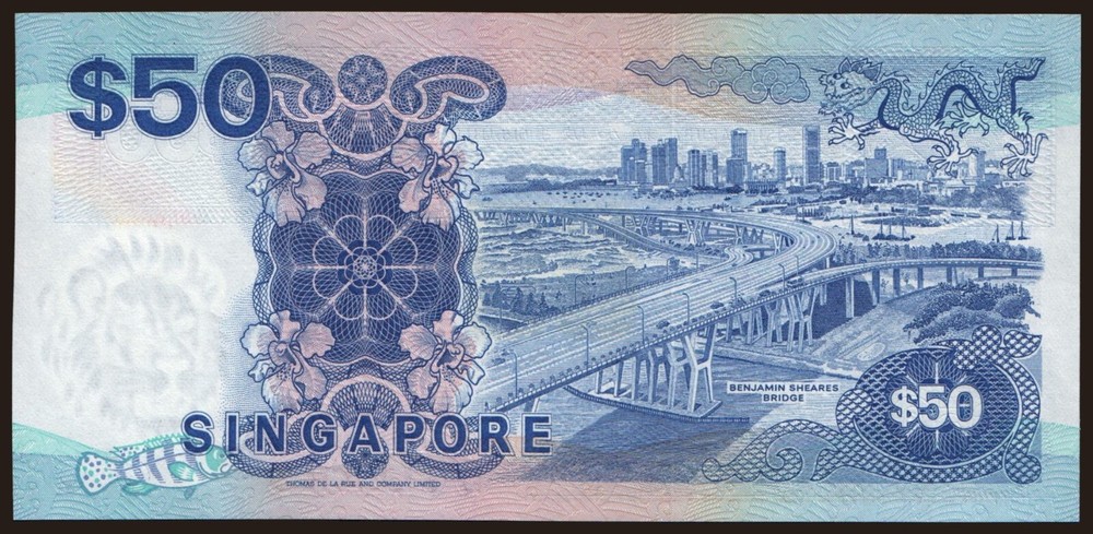 Singapore - 1987 - 50 Dollars - "UNC" - #CO2369