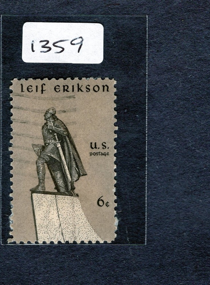 1968 Stamp #1359 6c Leif Erikson Used