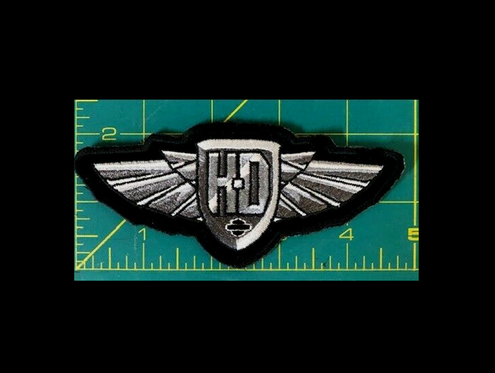 Harley Davidson H-D Shield Silver Patch / Emblem EM1163542