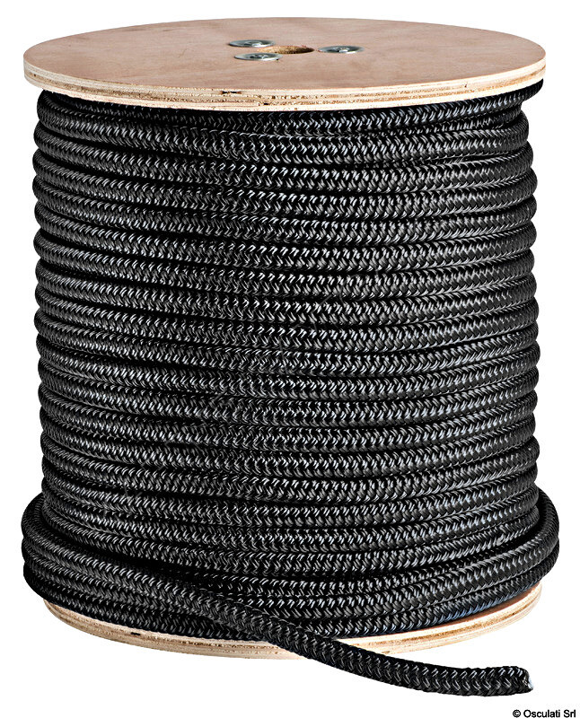 Osculati Double braid black 20 mm