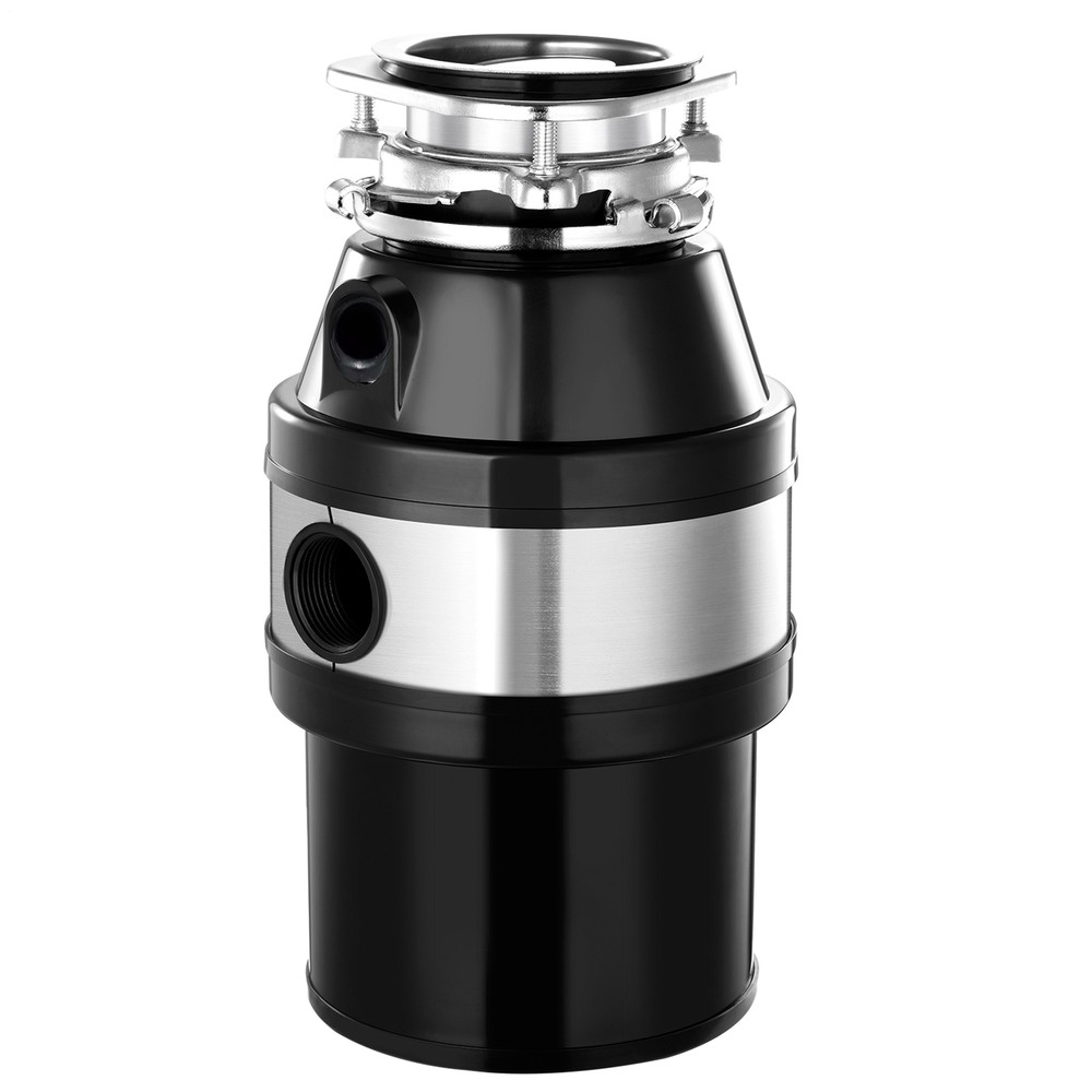 NTUD 3/4 HP Continuous Feed Garbage Disposal With Cord, Anti-Jam & Compact