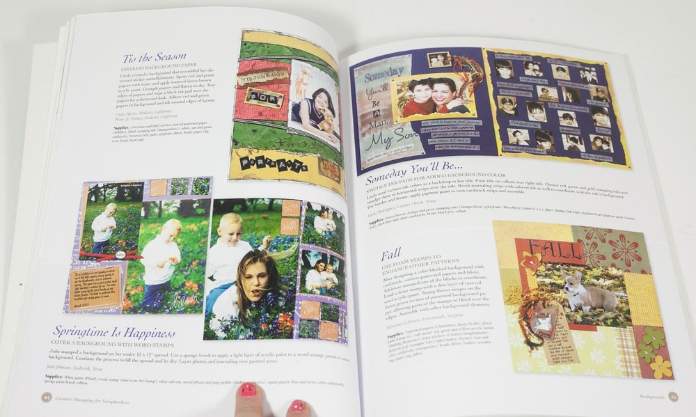 Creative Stamping For Scrapbookers Book Memory Makers