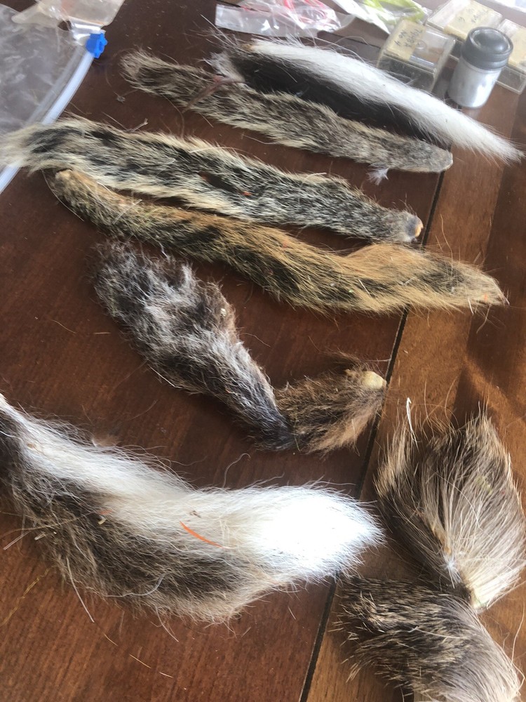 Large Lot vintage fly tying tools Feathers Fur Tools