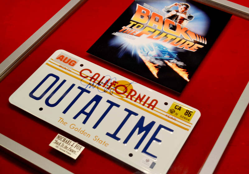 MICHAEL J. FOX Signed BACK TO THE FUTURE Prop, Autograph, FRAME, Global COA, DVD