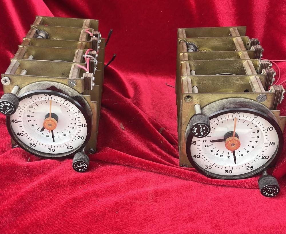 Synchron Timer Industrial As Is As Pictured Set Of 2