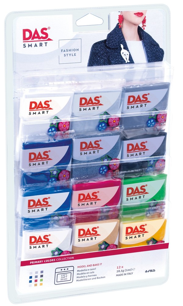 DAS Smart Clay Collection 1oz 12/Pkg-Primary