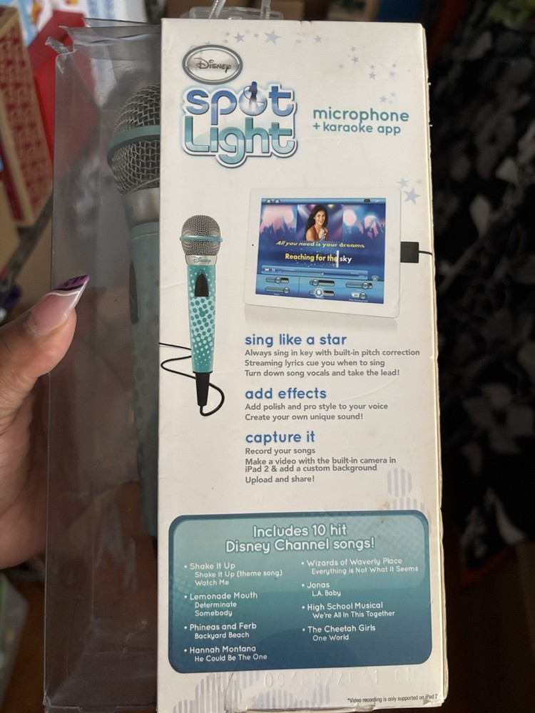 Disney Spotlight Karaoke, Microphone
