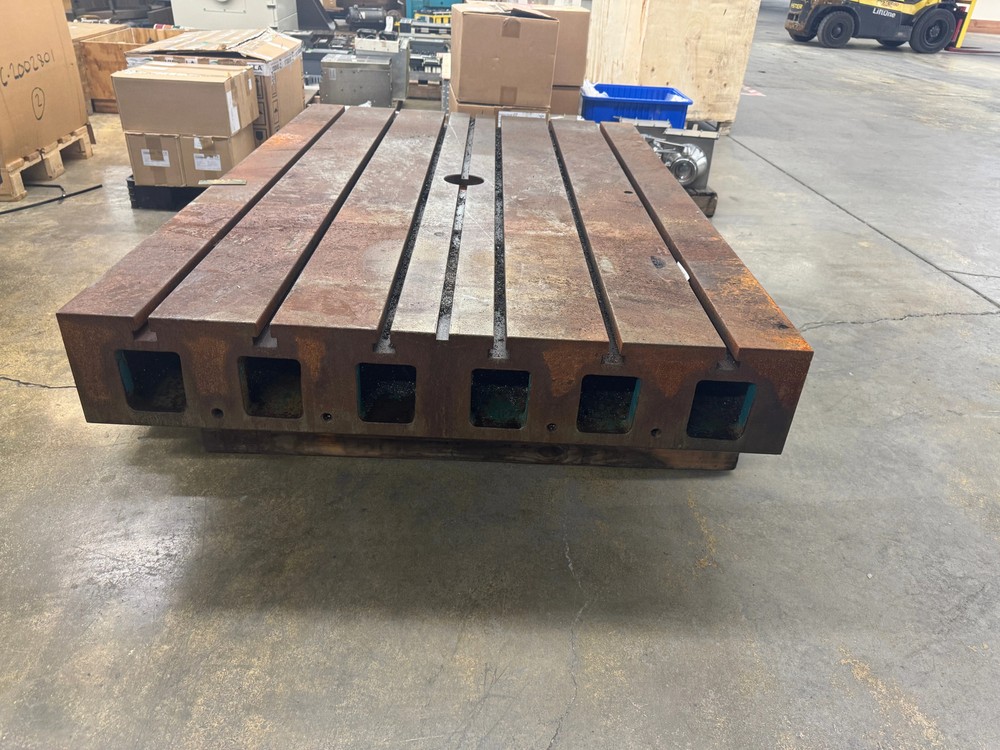 Rotary Index Table T-Slotted Work Surface 72 in. X 48 in.