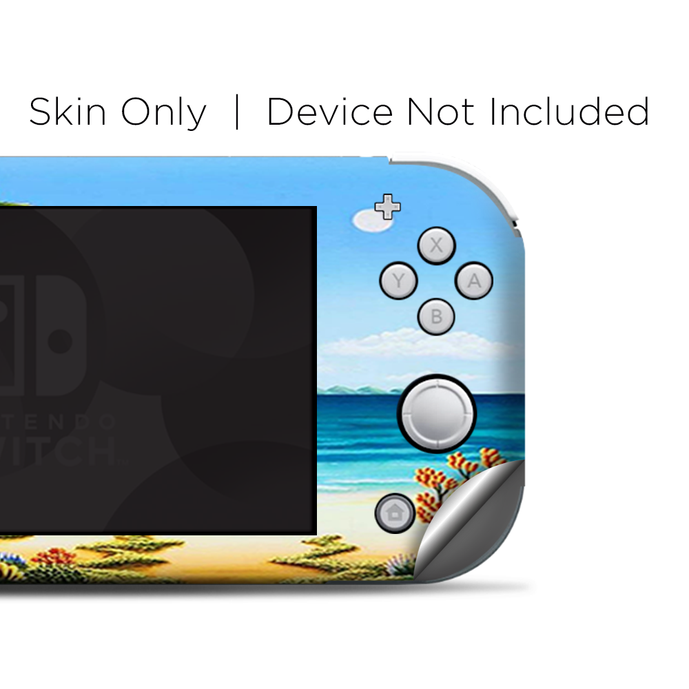Skins Decals wrap for Nintendo Switch Lite - Beach Water Palm Trees