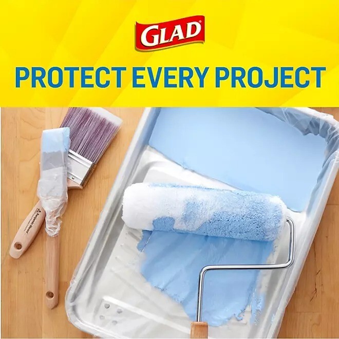Glad Press'n Seal Plastic Wrap, 140 sq. ft. per Roll (2 Rolls Total)