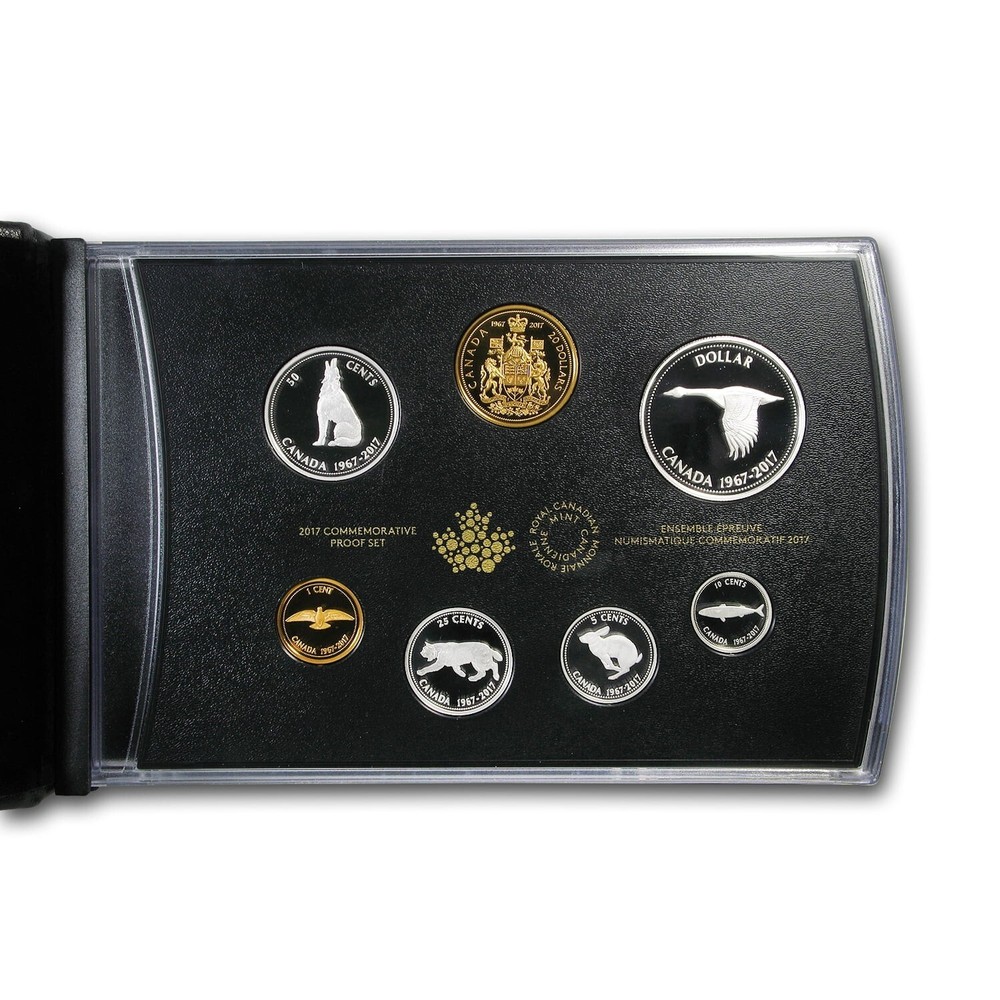 2017 Commemorative Proof Set, 1967 Centennial Issue, All pure silver.