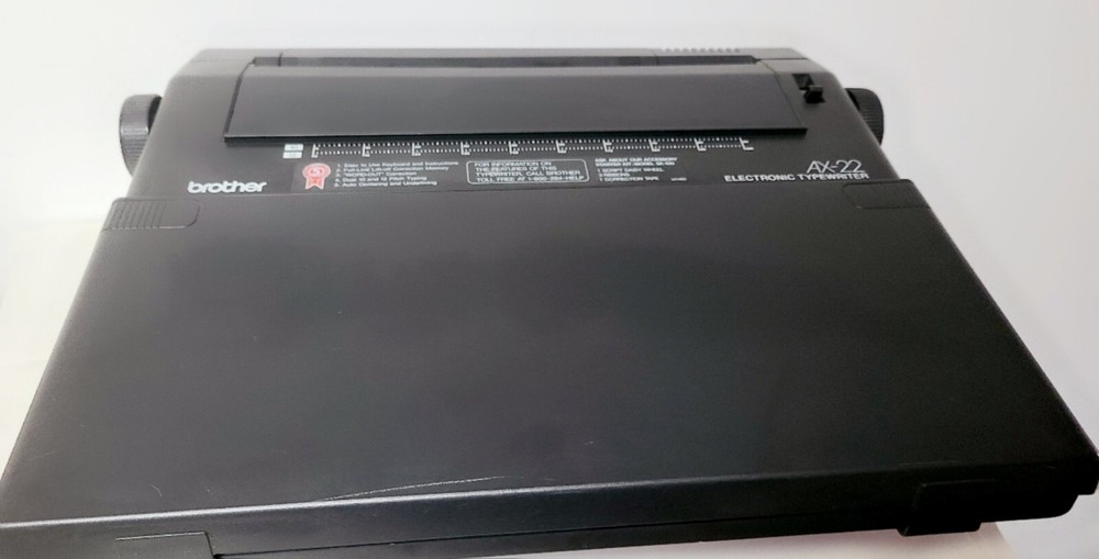 Brother Model AX-22 Electronic Typewriter Tested Working w/ Cover