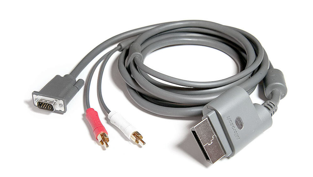 Microsoft Xbox 360 HD VGA AV Cable