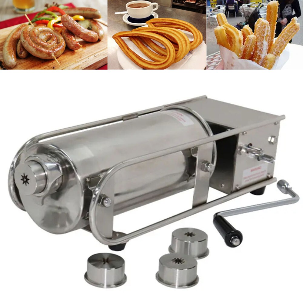 商用不锈钢 Churro Maker 5L 容量 | 高品质手动机器-
