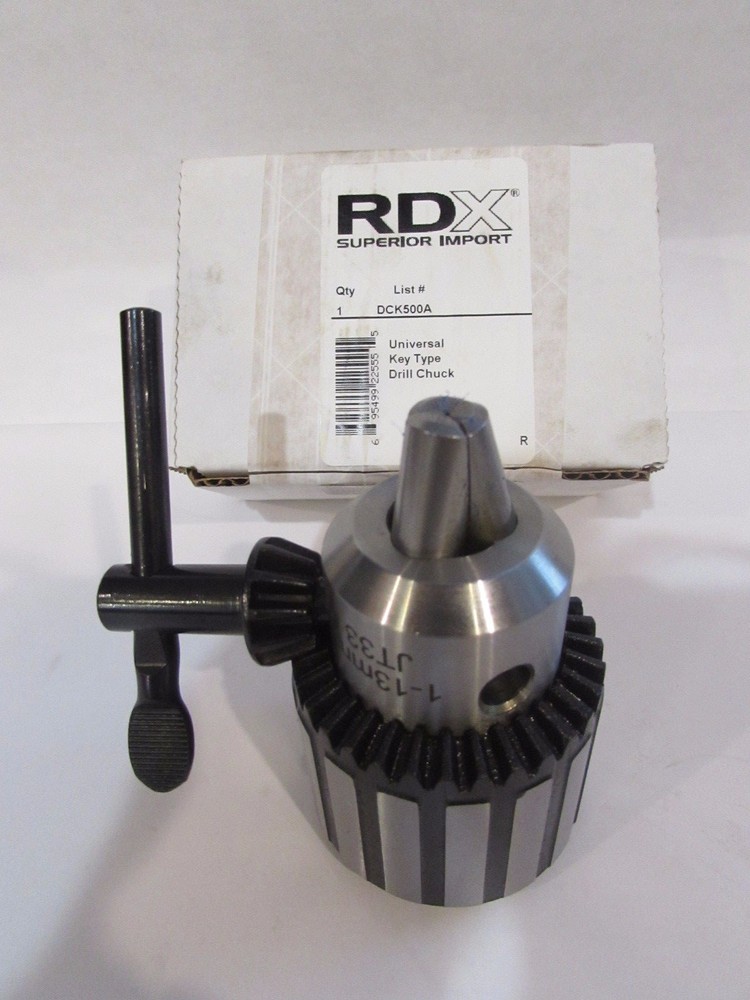 DRILL CHUCK-1/2" CAPACITY---KEY TYPE--33JT MOUNT