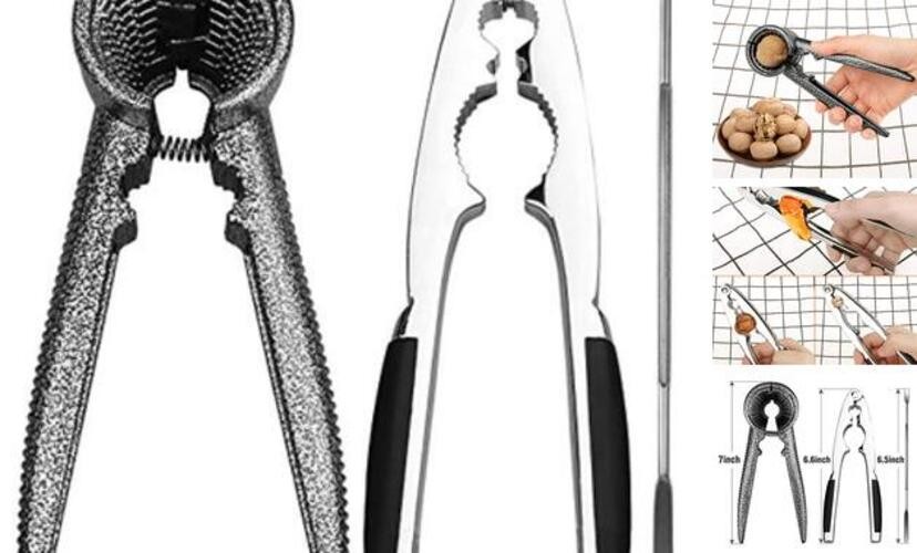 Nutcracker Pecan Walnut Nut Crackers Bundle Heavy Duty Shell Seafood Cracker